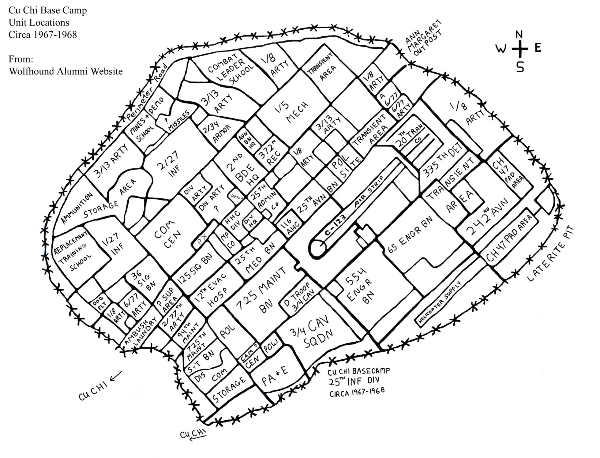 Cu Chi Base Camp Map Eye In The Night